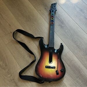 Redoctane Model 95449.805 Guitar Hero Wireless for PS2 Sunburst Guitar & Strap